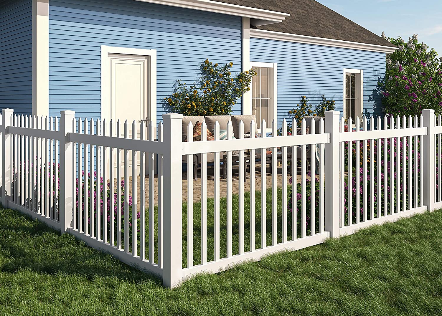 Thiết kế hàng rào đẹp cho sân vườn