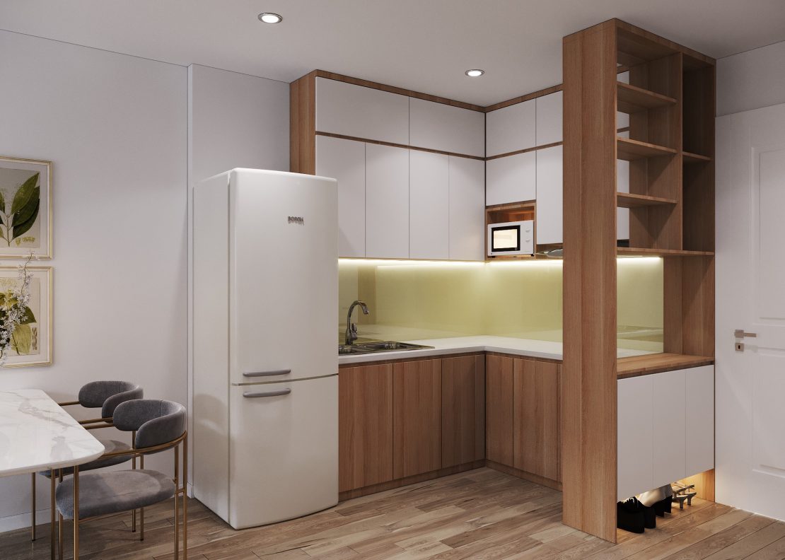 Một số giải pháp thiết kế khu bếp cho kiểu căn hộ chung cư